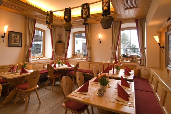 Buitenhof Reizen - Kirchberg - begeleide vakanties voor mensen met een beperking - Hotel Brauwirt restaurant